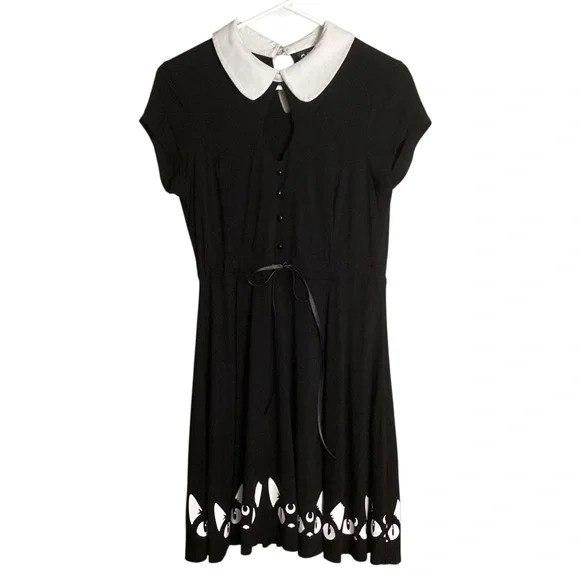 KILLSTAR Keiko Kitty Skater Dress Size Medium Goth Witchy - Picture 16 of 16